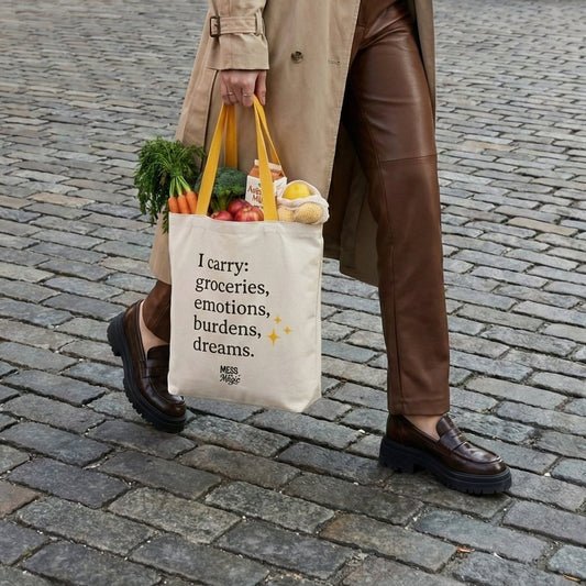 "I carry..." Tote bag
