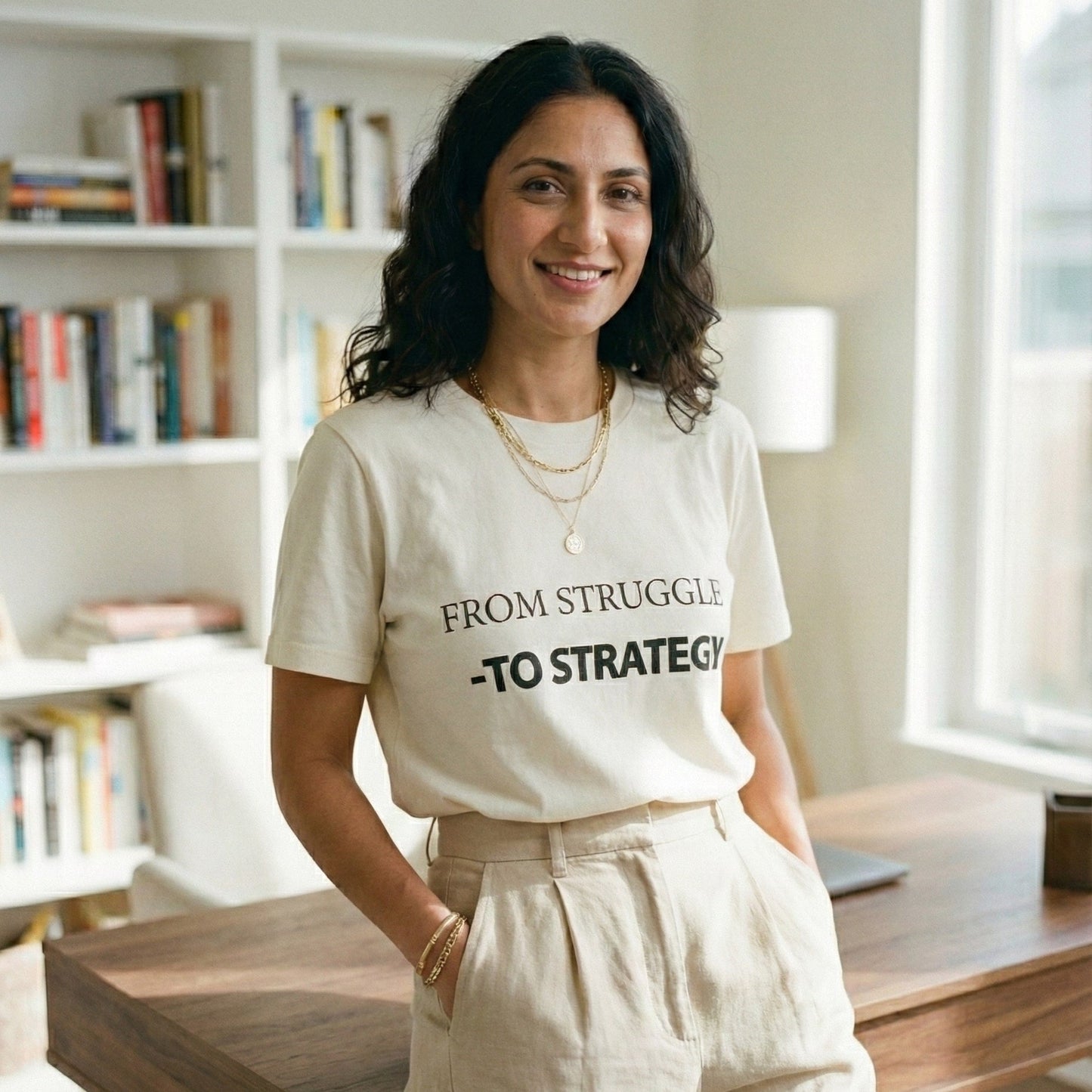 "From struggle - to strategy" T-shirt